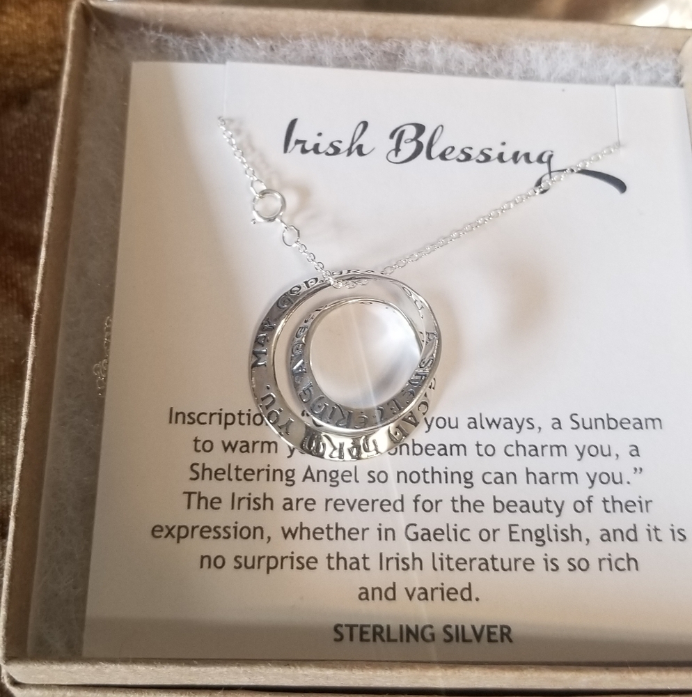 Laurel Elliott Irish Blessings Necklace